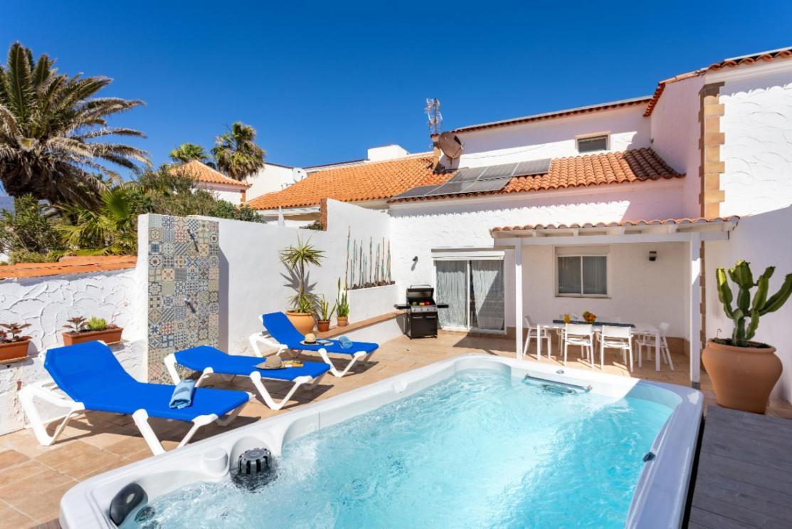 Casa Naranja - Heated Pool - Bbq - Terrace - Free Wifi - Child & Pet-Friendly - 3 Bedrooms - 6 People Poris de Abona Kültér fotó